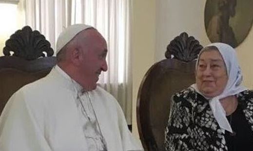Papa Francisco y Hebe de Bonafini